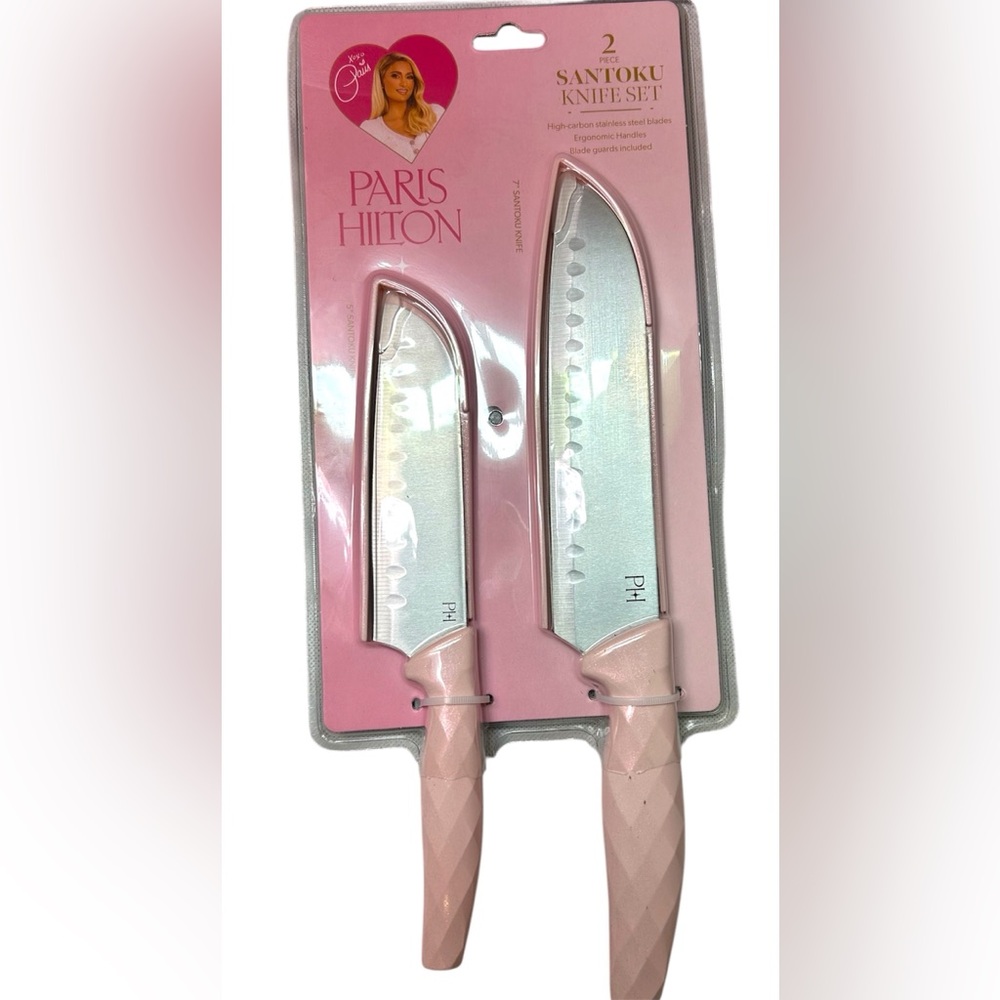 Paris Hilton Pink Knife Set